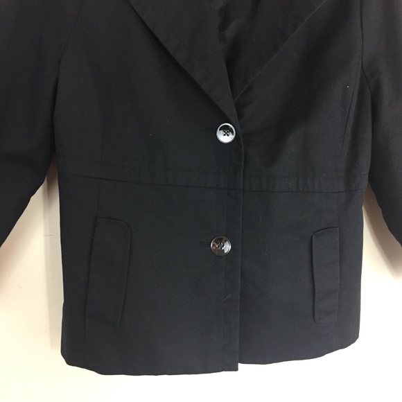Rafaella black button up blazer spring jacket XL - Picture 4 of 8